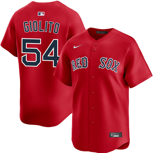 Boston Red Sox #54 Lucas Giolito Red 2025 Alternate Limited Stitched Jersey - Zenithce