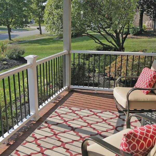 Veranda T-Rail 36 in. Vinyl Railing Level Kit - Zenithce