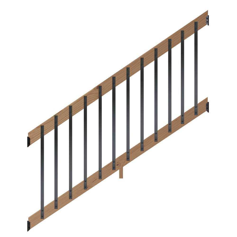 ProWood 6 ft Southern Yellow Pine Stair Rail Kit Balusters - Zenithce