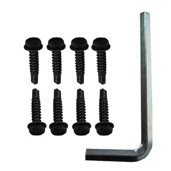 Weatherables Black Nylon Polymer Gate Handle and Gate Stop - Zenithce