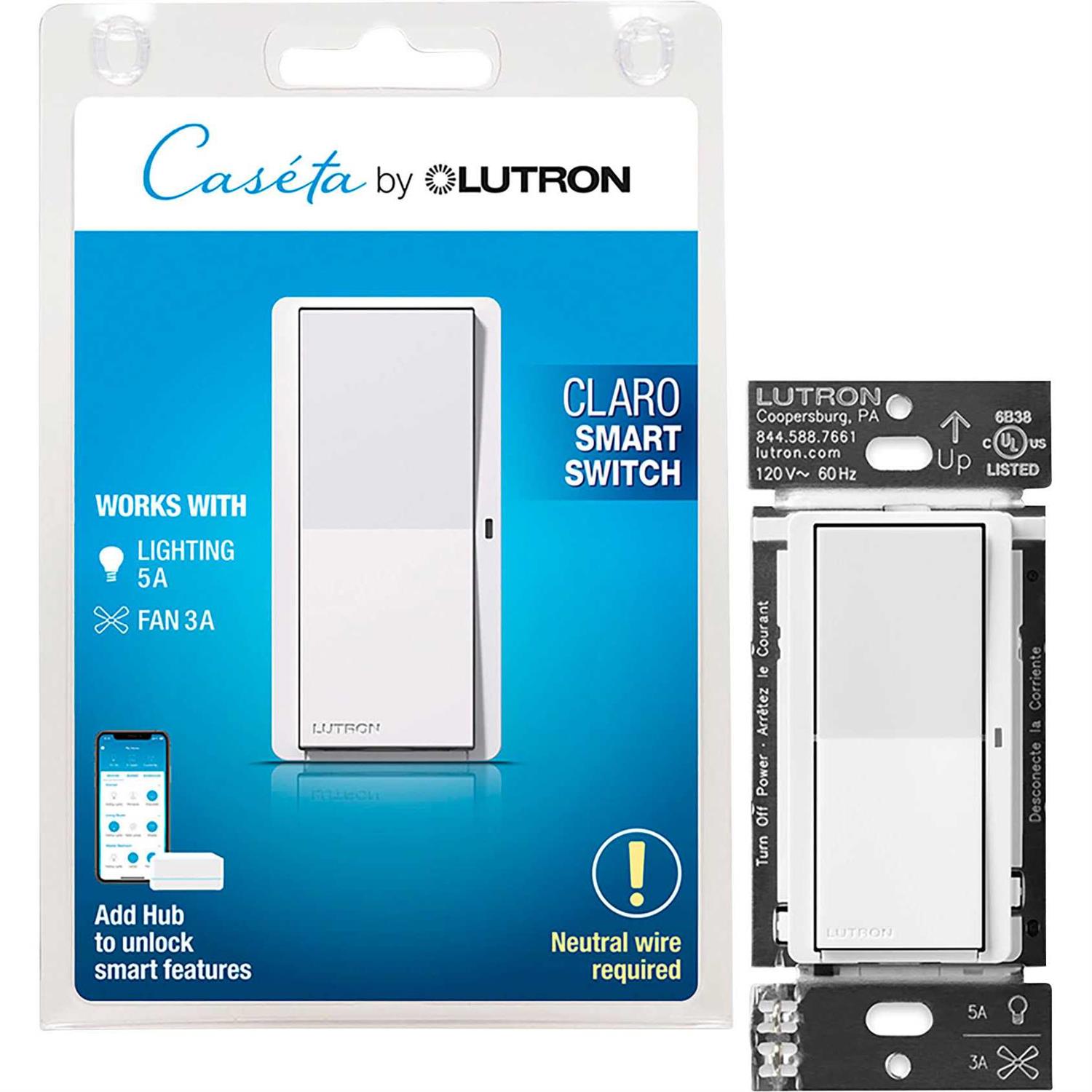 Lutron RMJS-16R-DV-B PowPak Relay Module with Softswitch - Zenithce