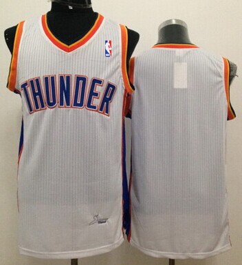 Oklahoma City Thunder Blank White Swingman Jersey - Zenithce