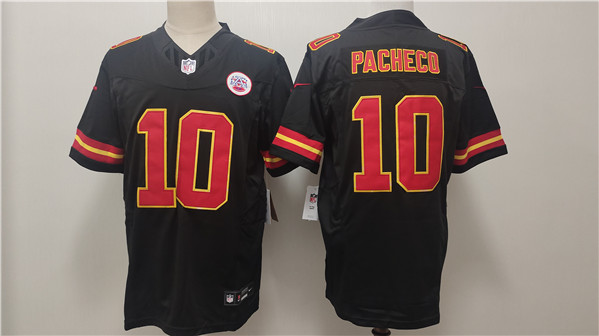 Kansas City Chiefs #10 Isiah Pacheco Black F.U.S.E. Vapor Untouchable Limited Stitched Jersey - Zenithce