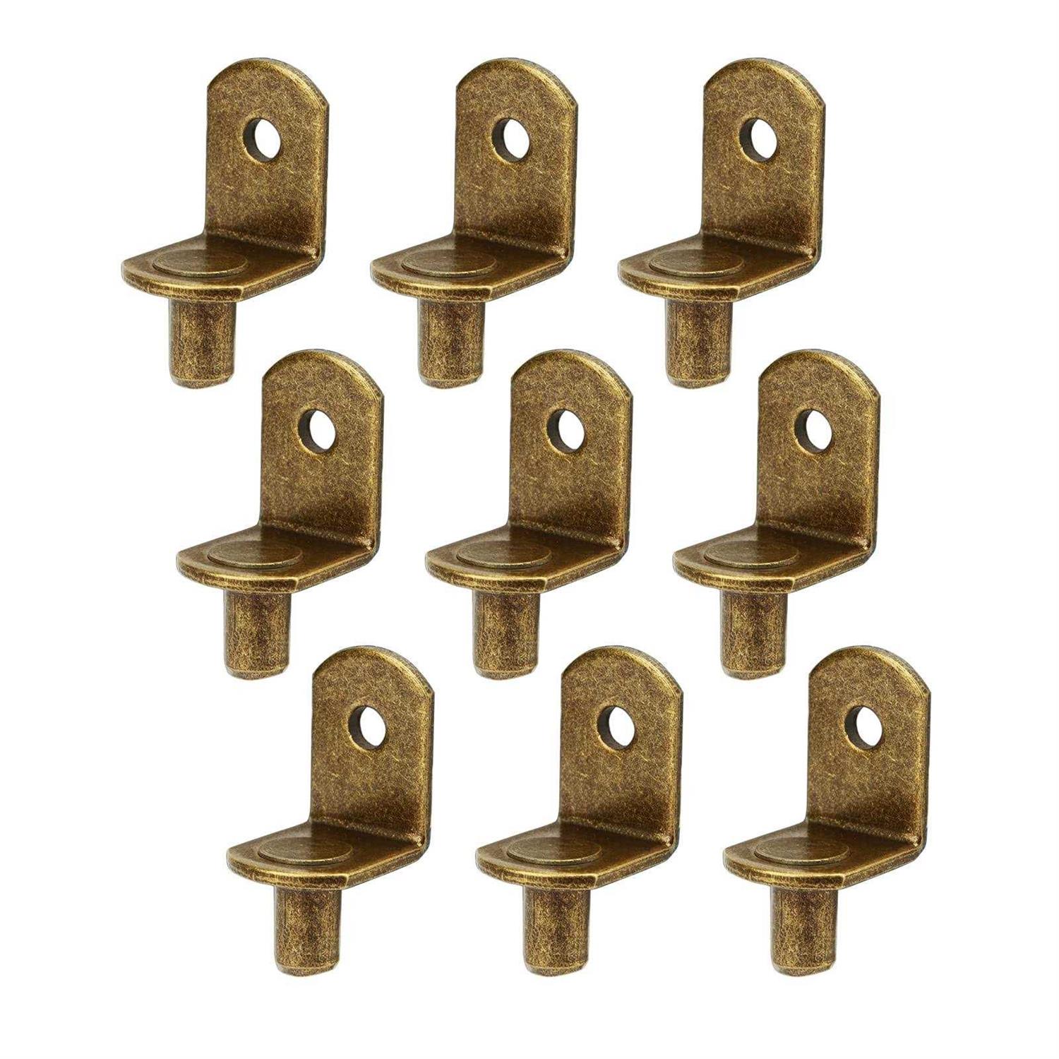 Maexxna 40pcs Shelf Support Pegs Shaped Metal Cabinet Shelf Clips - Zenithce