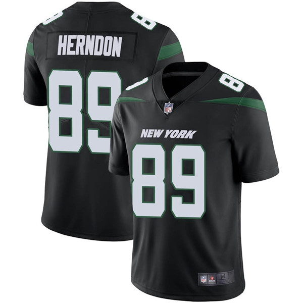 New York Jets #89 Chris Herndon Black Vapor Untouchable Limited Stitched Jersey - Zenithce
