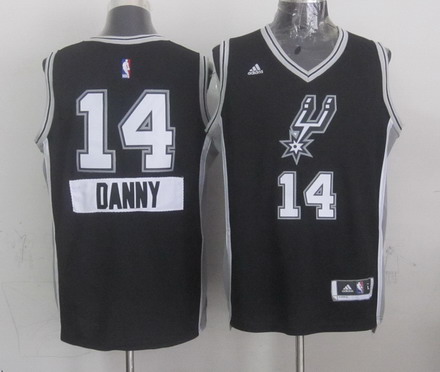 San Antonio Spurs #14 Danny Green Revolution 30 Swingman 2014 Christmas Day Black Jersey - Zenithce