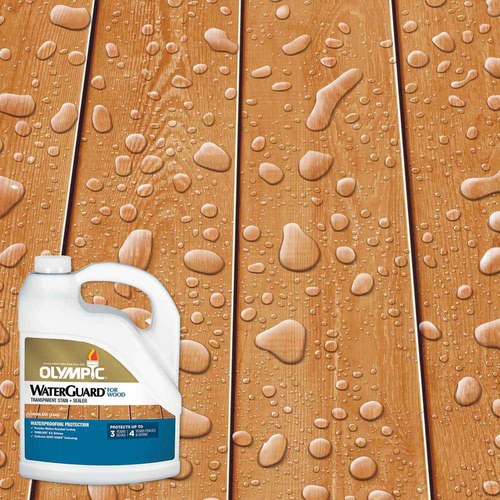 Olympic WaterGuard Exterior Wood Stain & Sealer - Zenithce