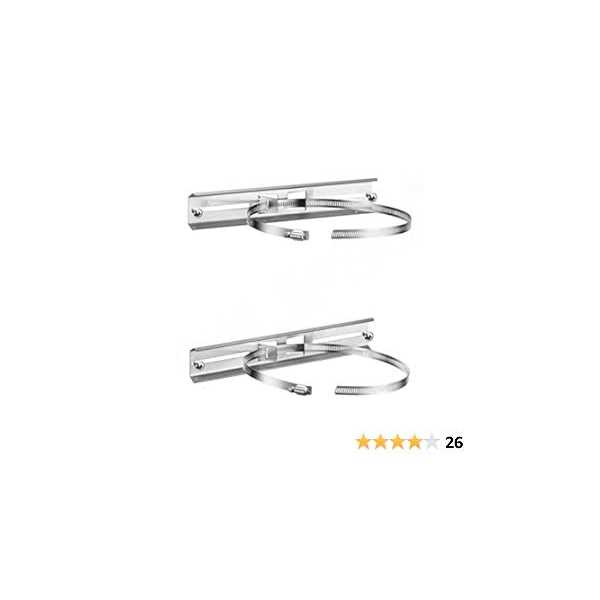 QILIPSU Pole Mounting Kits 304 Stainless Brackets with Adjustable 50-200mm Clamp for Outdoor Waterproof Junction Box - Zenithce