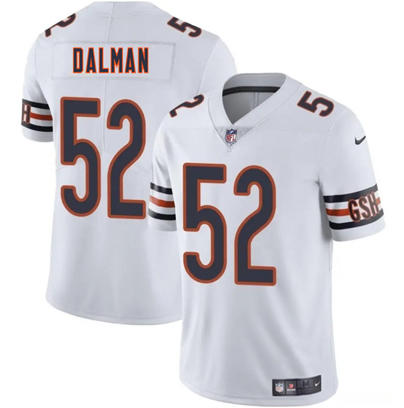 Chicago Bears #52 Drew Dalman White 2025 Vapor Stitched Jersey - Zenithce
