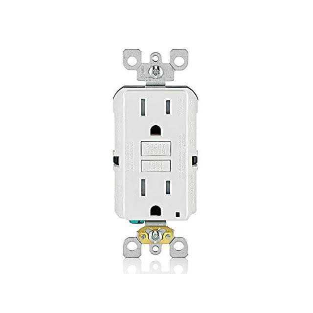 Leviton GFTR1-GY Self-Test GFCI Receptacle Tamper Resistant Duplex - Zenithce