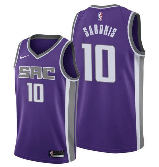 Sacramento Kings #10 Domantas Sabonis Purple 2022 Stitched Jersey - Zenithce