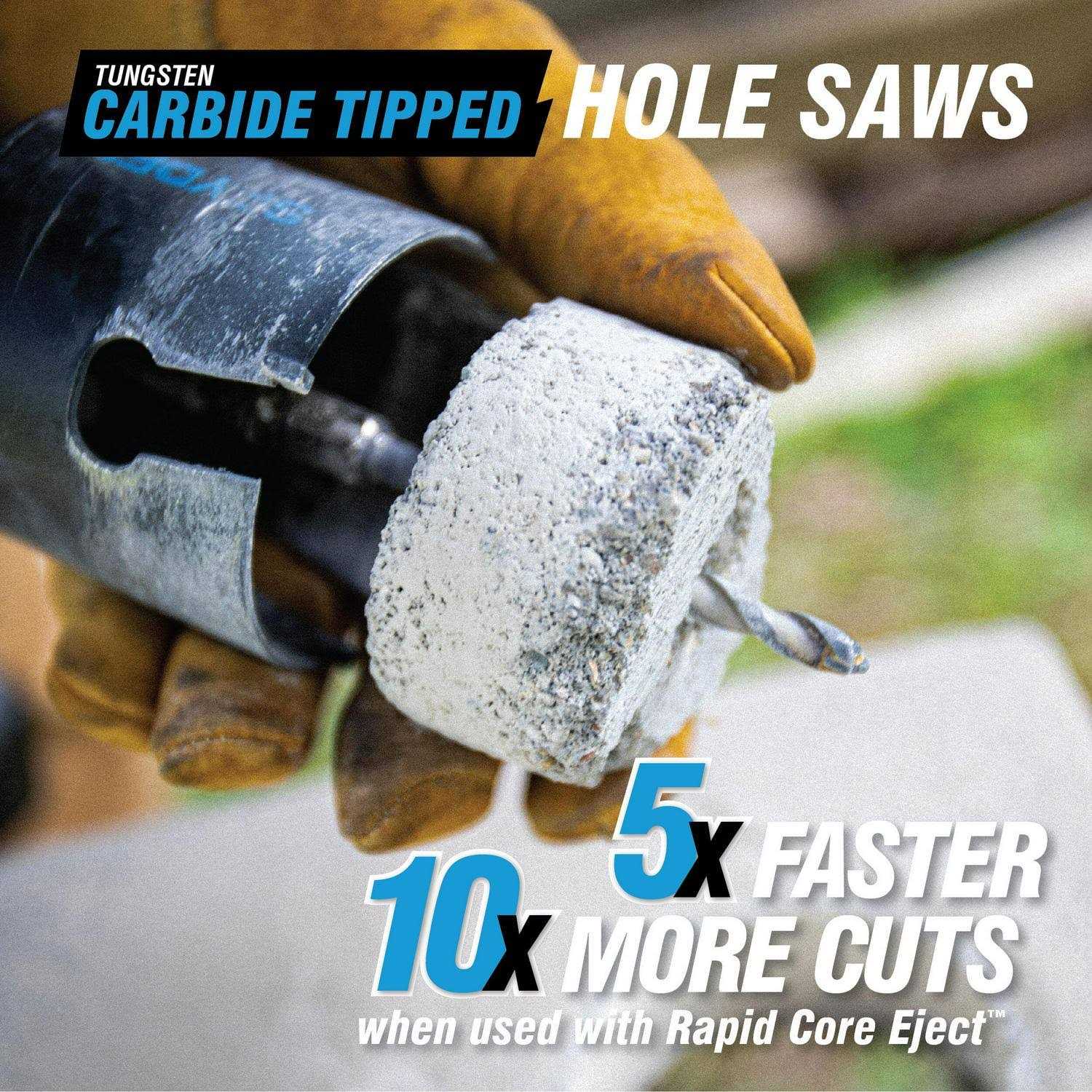 Spyder 600807 Tungsten Carbide Tipped Hole Saw Kit - Zenithce