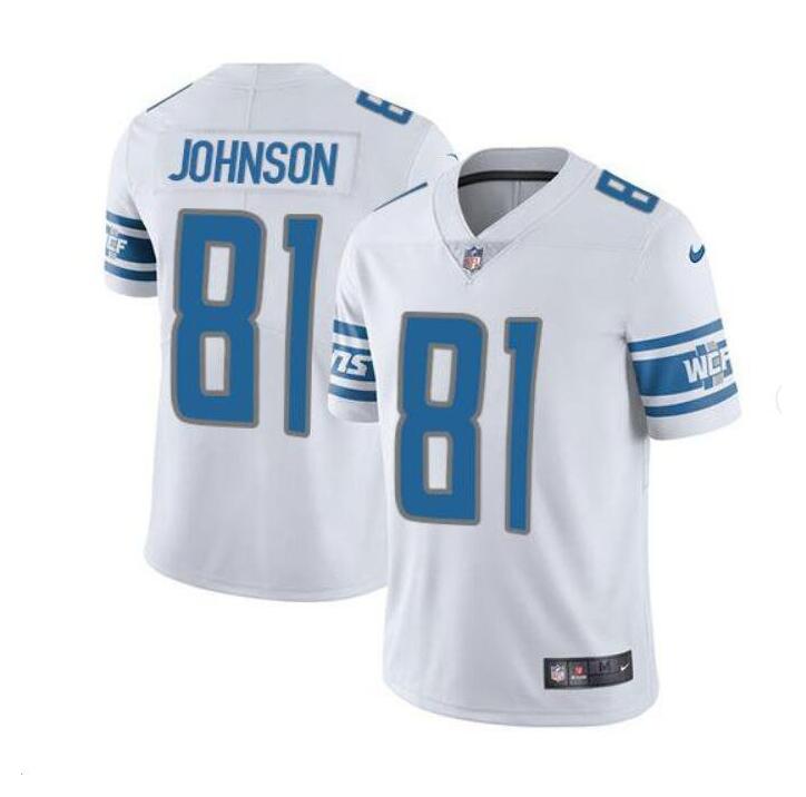 Detroit Lions #18 Calvin Johnson White Vapor Untouchable Limited Stitched Jersey - Zenithce