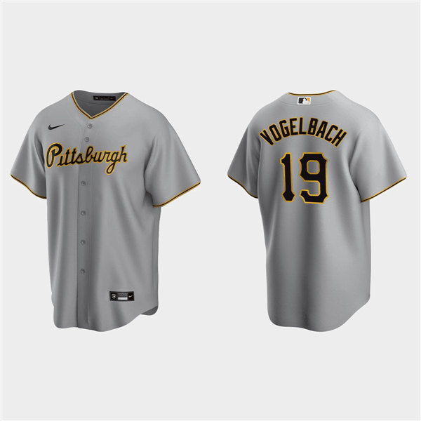 Pittsburgh Pirates #19 Daniel Vogelbach Gray Cool Base Stitched Jersey - Zenithce