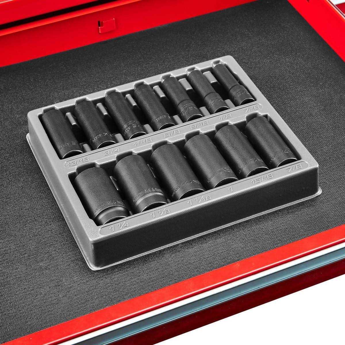 Icon Drive SAE Professional Deep Impact Socket Set - Zenithce