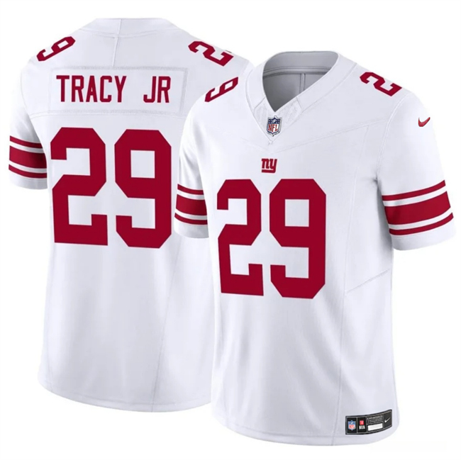 New York Giants #29 Tyrone Tracy Jr White 2023 F.U.S.E. Vapor Untouchable Limited Stitched Jersey - Zenithce