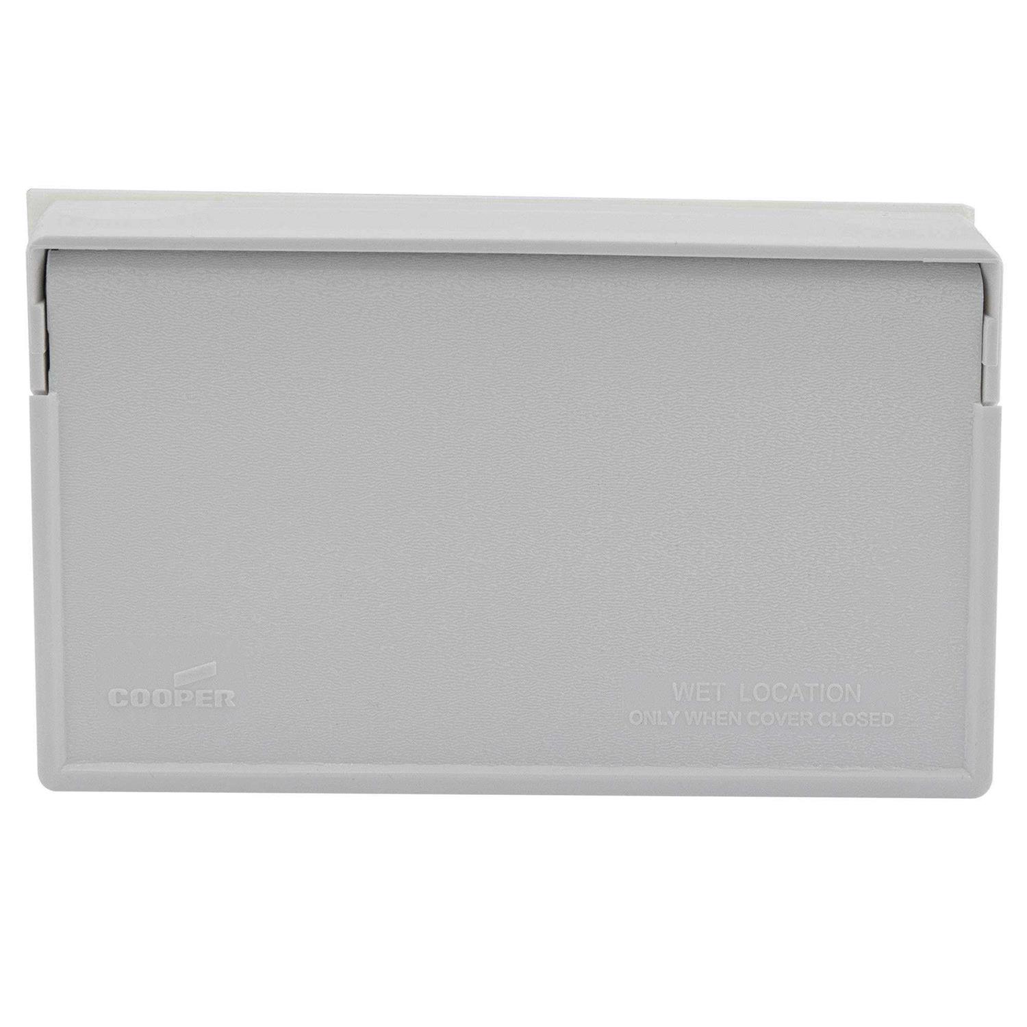RV Designer S907 Weatherproof Dual Outlet With Snap Cover-Plate - Zenithce