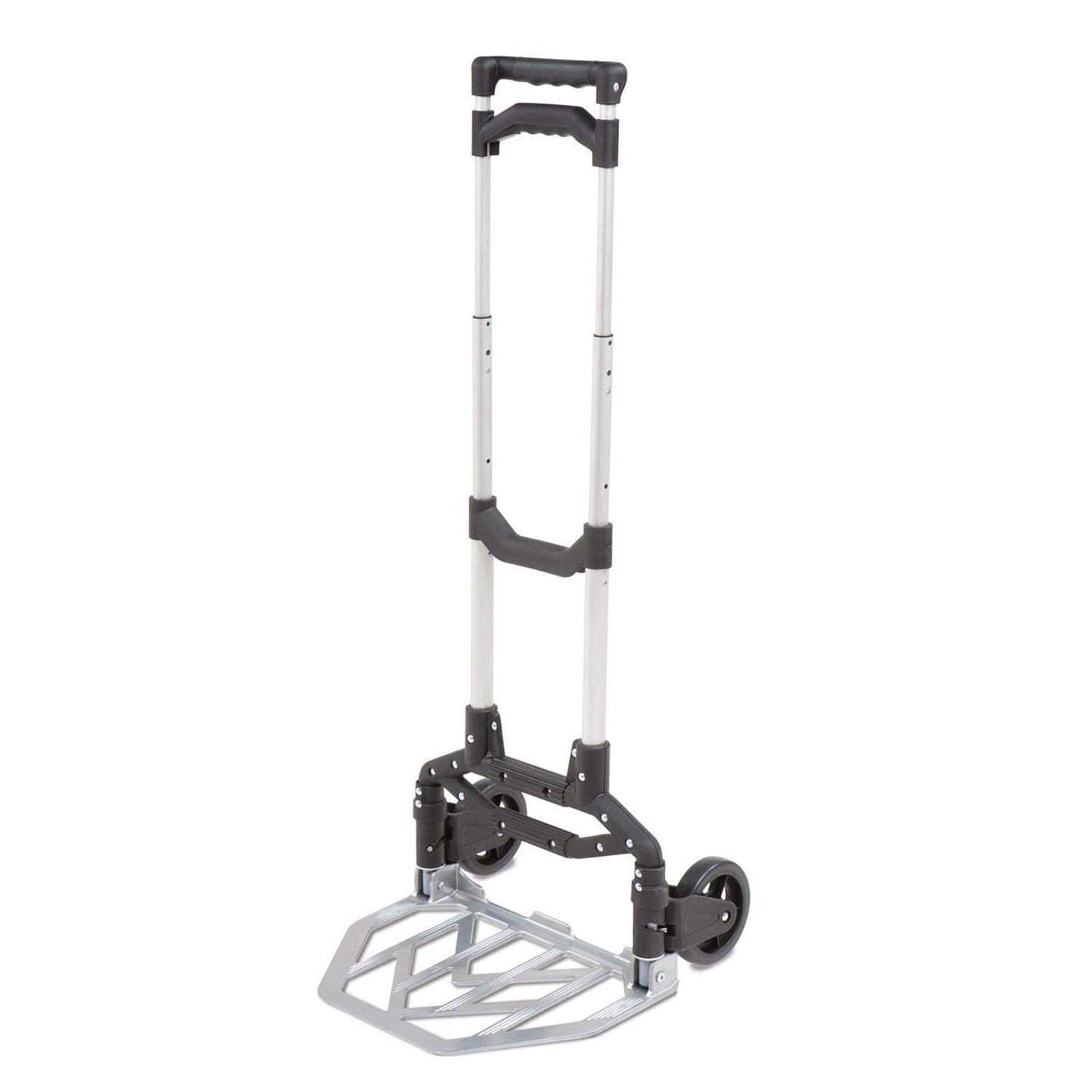 Seville Classics Folding Aluminum Convertible 2 Wheel Hand Truck & Dolly - Zenithce