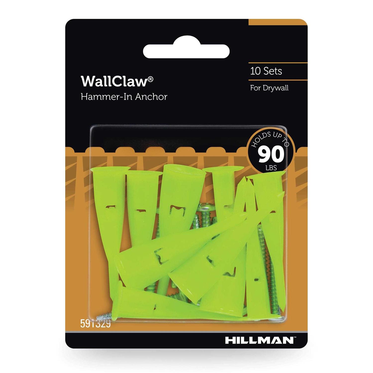 Hillman Wallboard Anchor with Screws - Zenithce