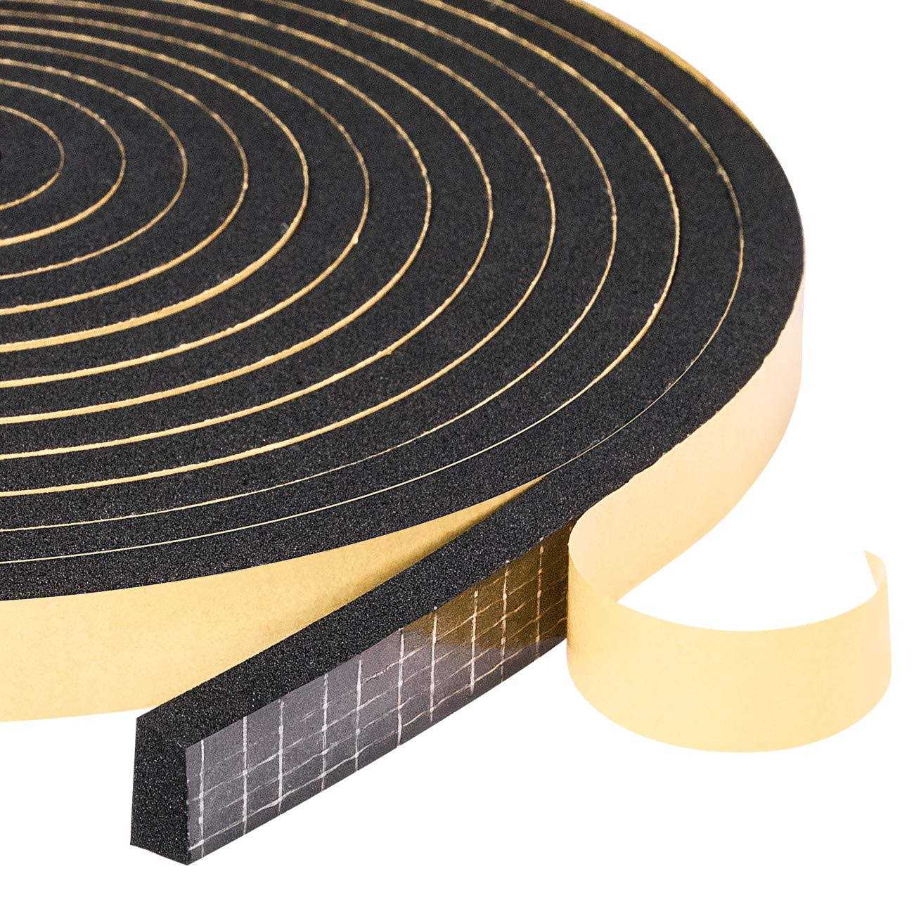 Yotache High Density Adhesive Foam Tape 2 Rolls 1 W X 3/4 - Zenithce