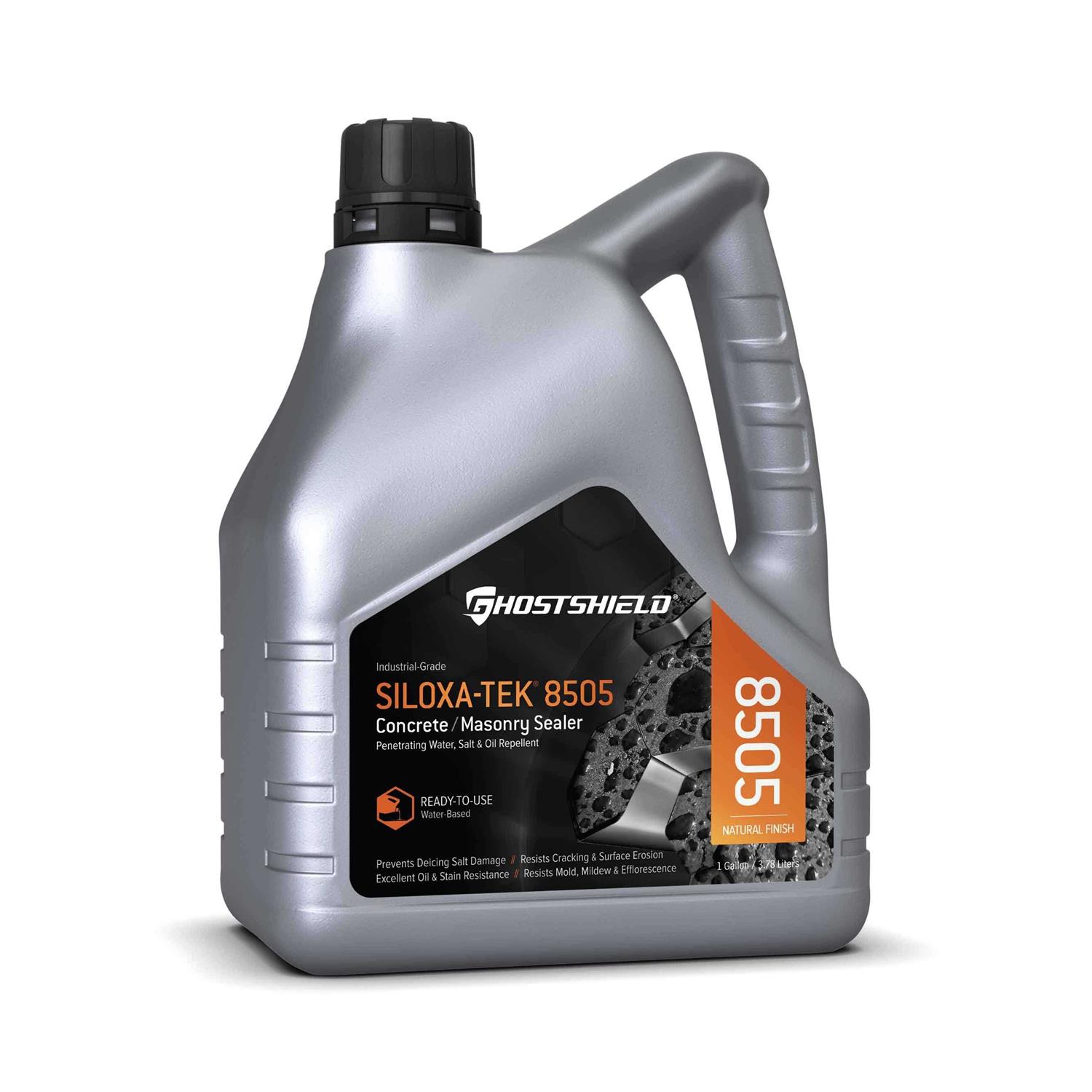 Ghostshield Siloxa-Tek 8500 Ultra Concentrate 1 Gallon Penetrating Concrete Sealer Water and Salt Repellent - Zenithce