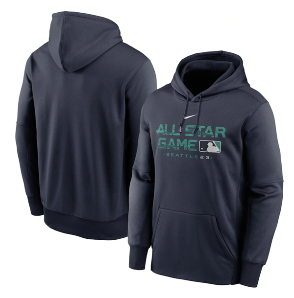 All-Star 2023 Navy Therma Fleece Pullover Hoodie - Zenithce