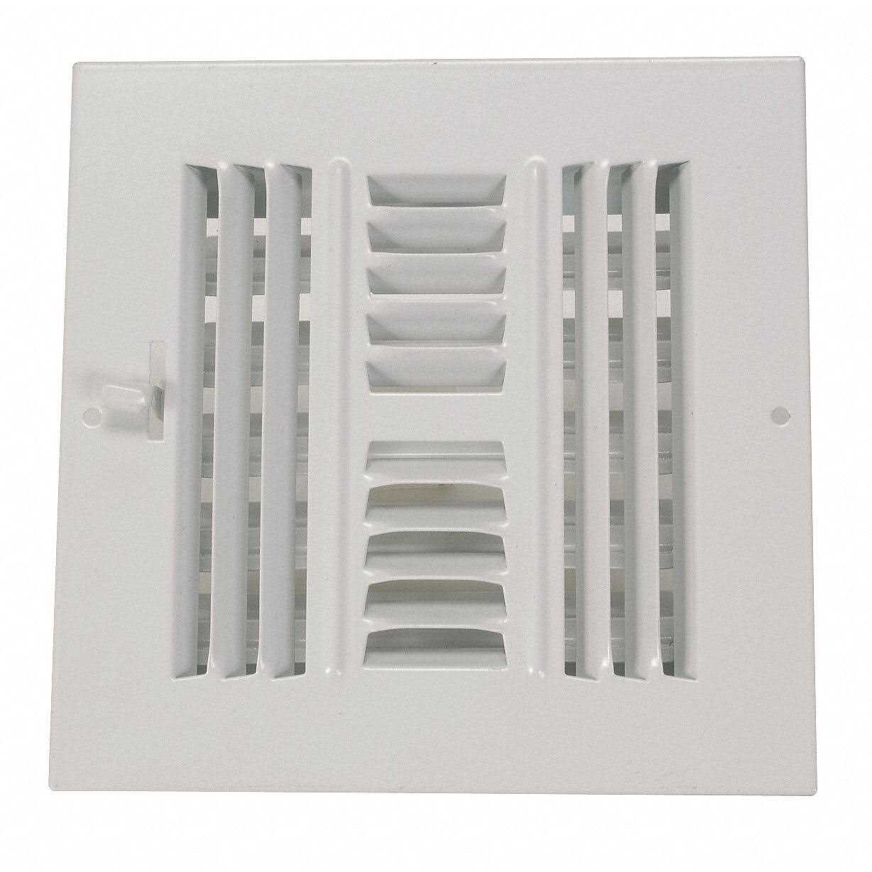 ZORO SELECT Sidewall/Ceiling Register 4JRN9 - Zenithce