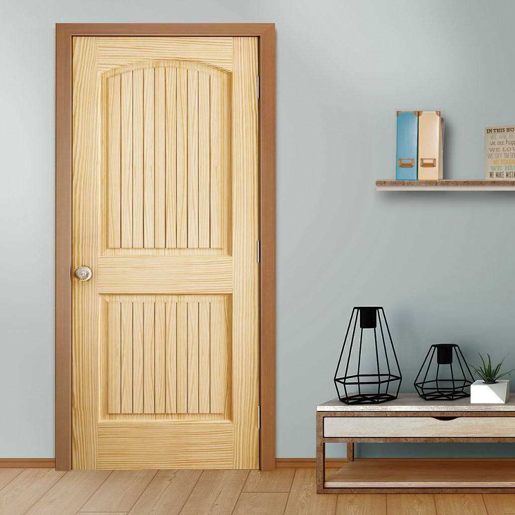 Kimberly Bay Paneled Solid Wood Unfinished Colonial Standard Door - Zenithce