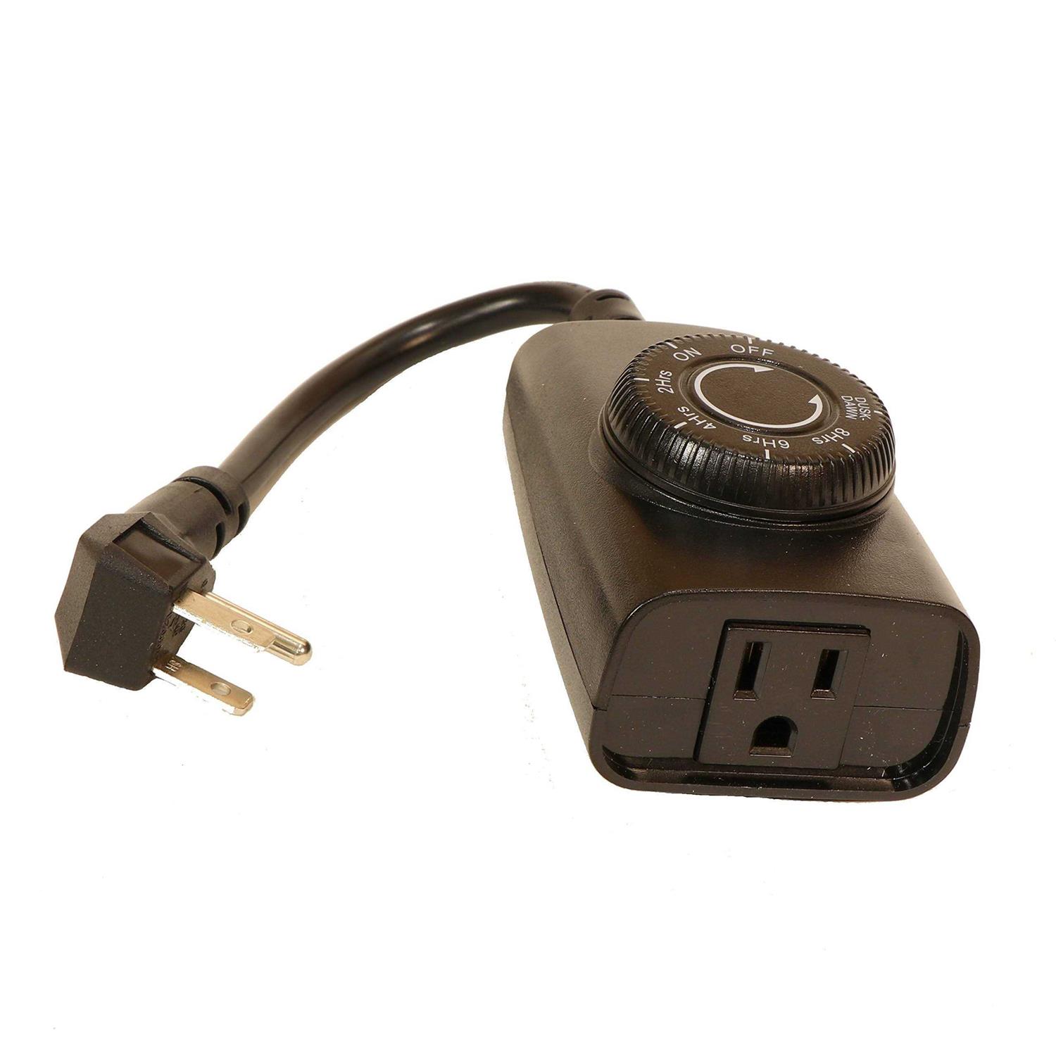 Hyper Tough Outdoor Grounded Photocell Dusk to Dawn Timer - Zenithce