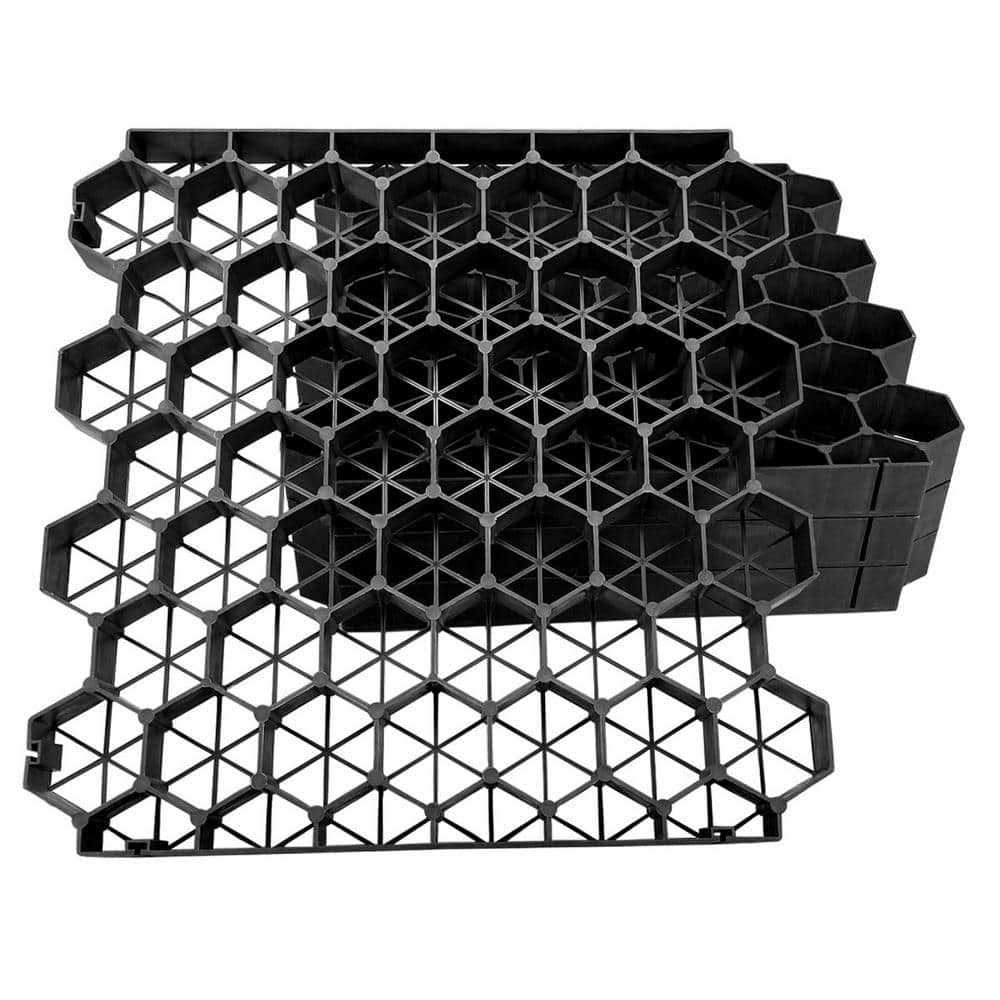 Techno Earth 19.7 in. x 19.7 in. x 1.9 Permeable Plastic Grass Pavers for Parking Lots - Zenithce