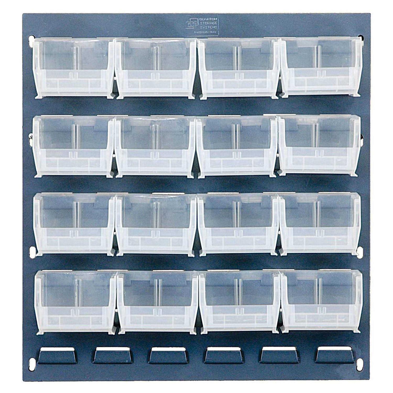 Quantum Storage 18 x 19 in. Louvered Panel with 16 QLP-1819 - Zenithce