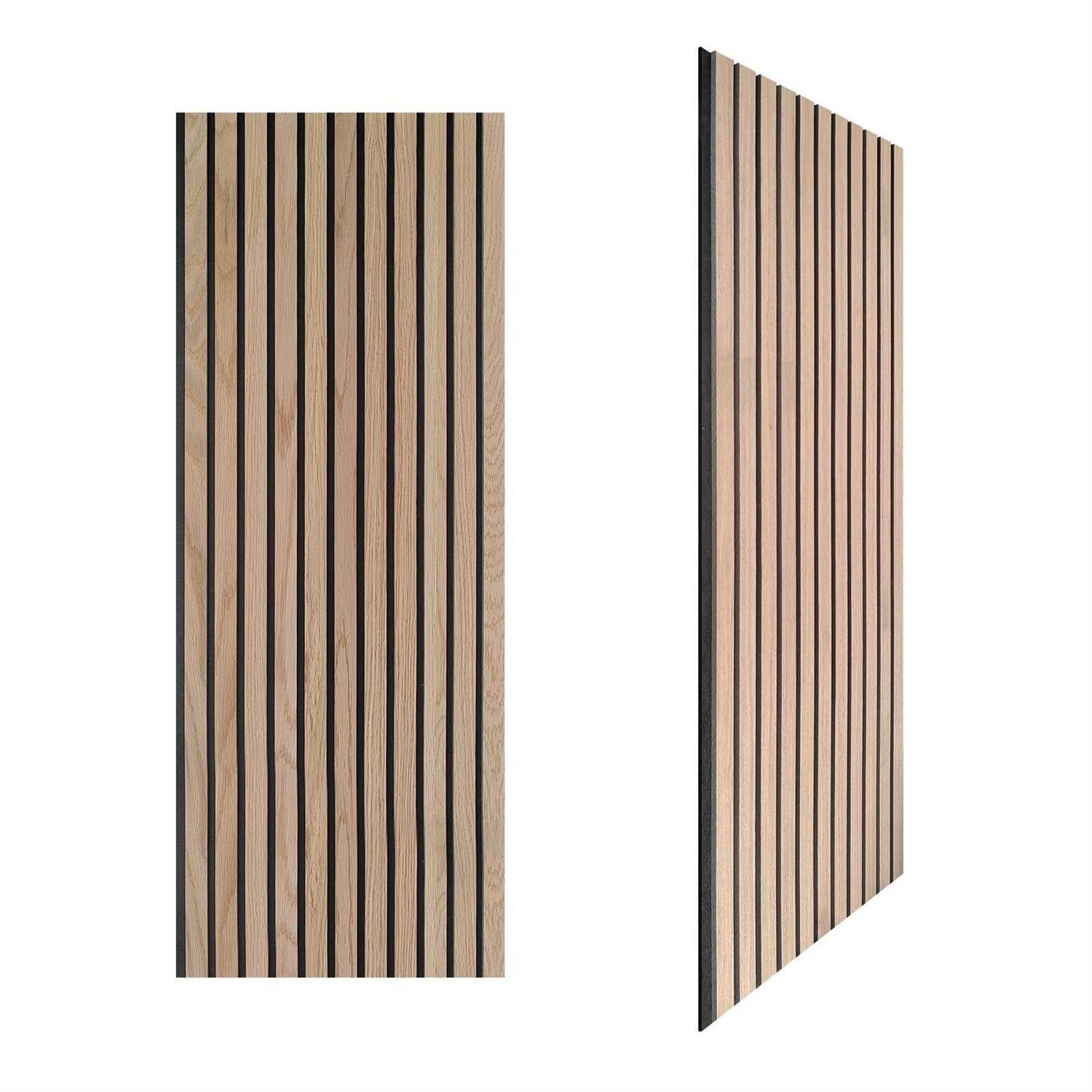 Kieacia 3D Slat Wood Wall Panels Acoustic Panels for Interior Wall Decor - Zenithce