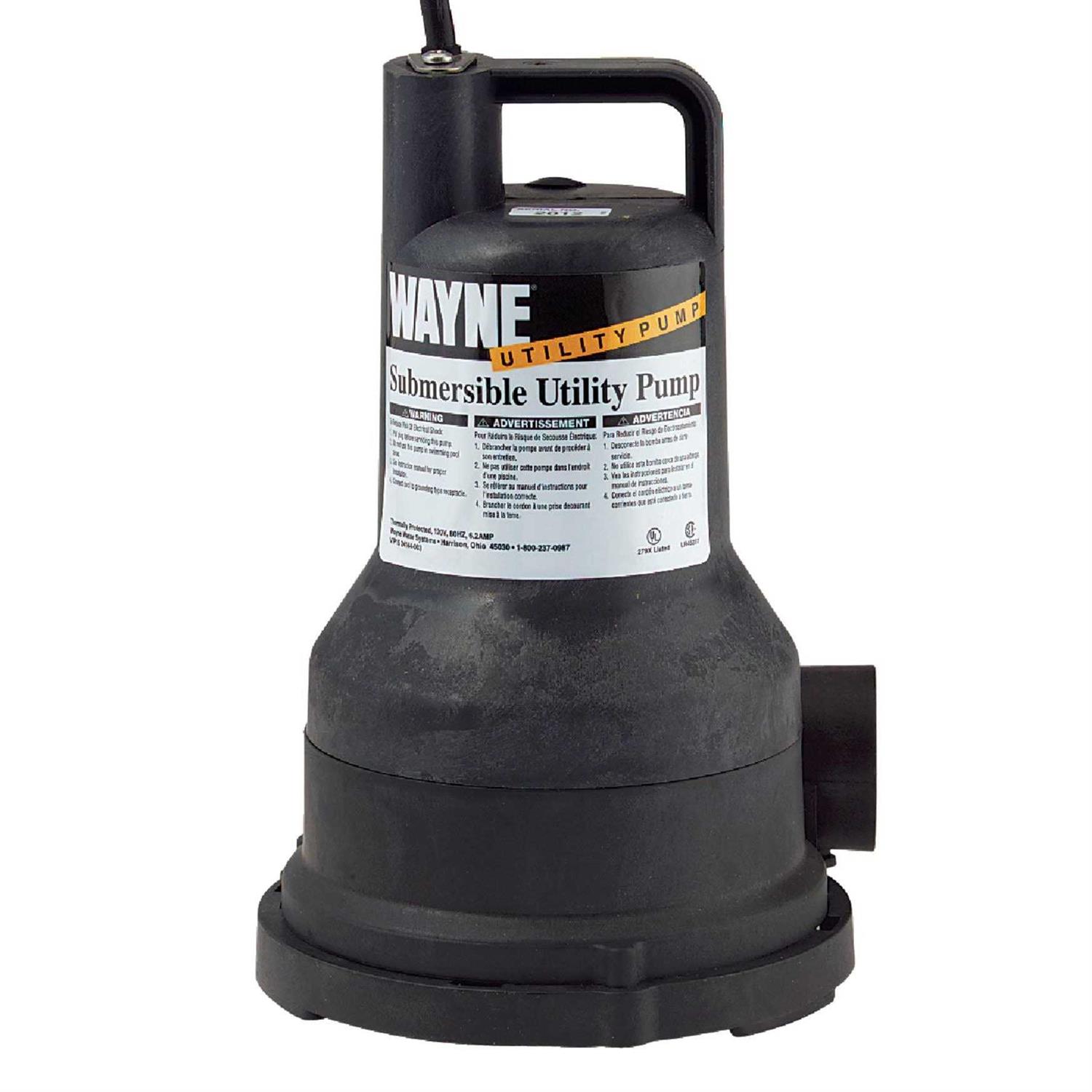 Wayne 1/3 HP Cast Iron Submersible Sump Pump CDU790 - Zenithce