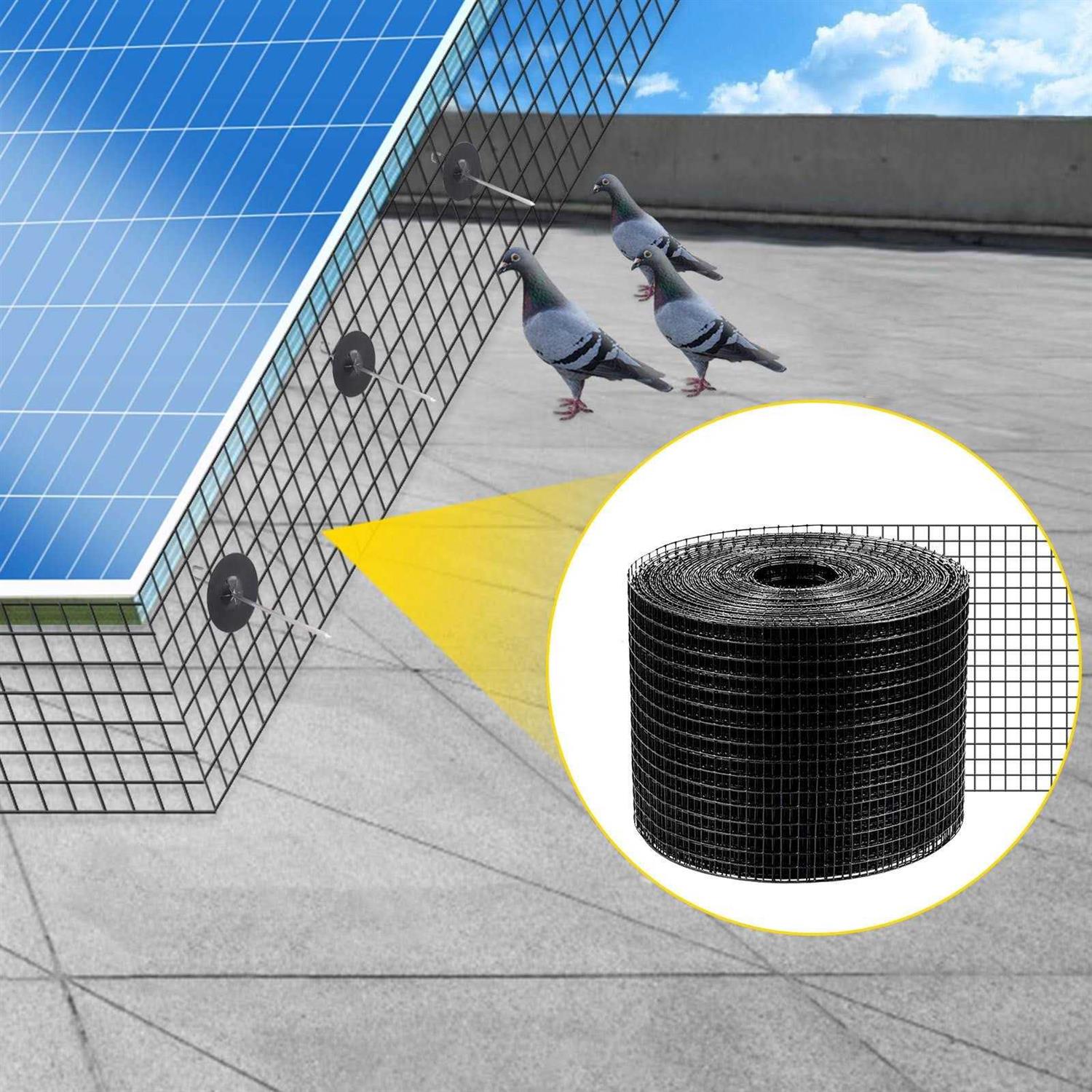 VEVOR Solar Panel Bird Wire 98ft Critter Guard Roll Kit Solar Panel Guard - Zenithce