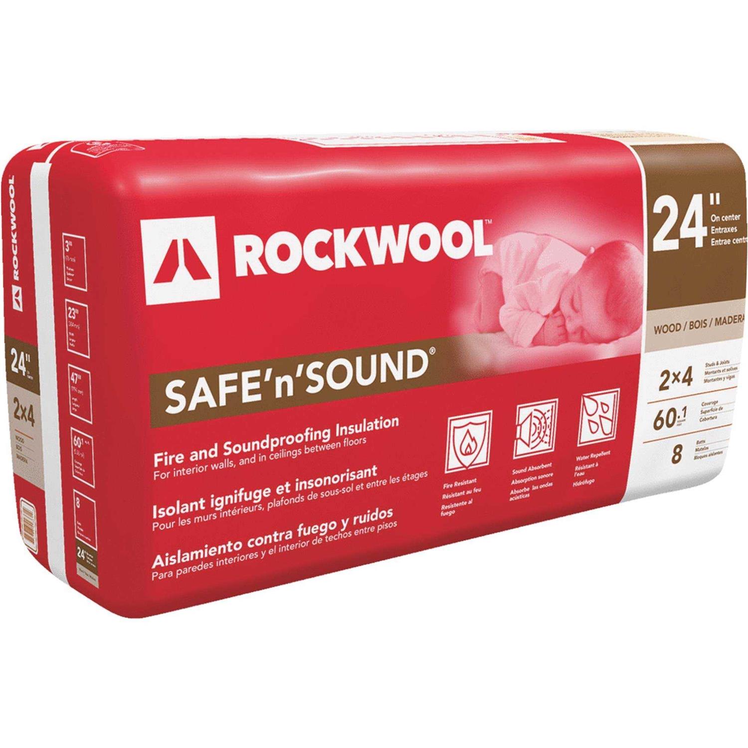Rockwool Safe’n’Sound Stone Wool Insulation - Zenithce
