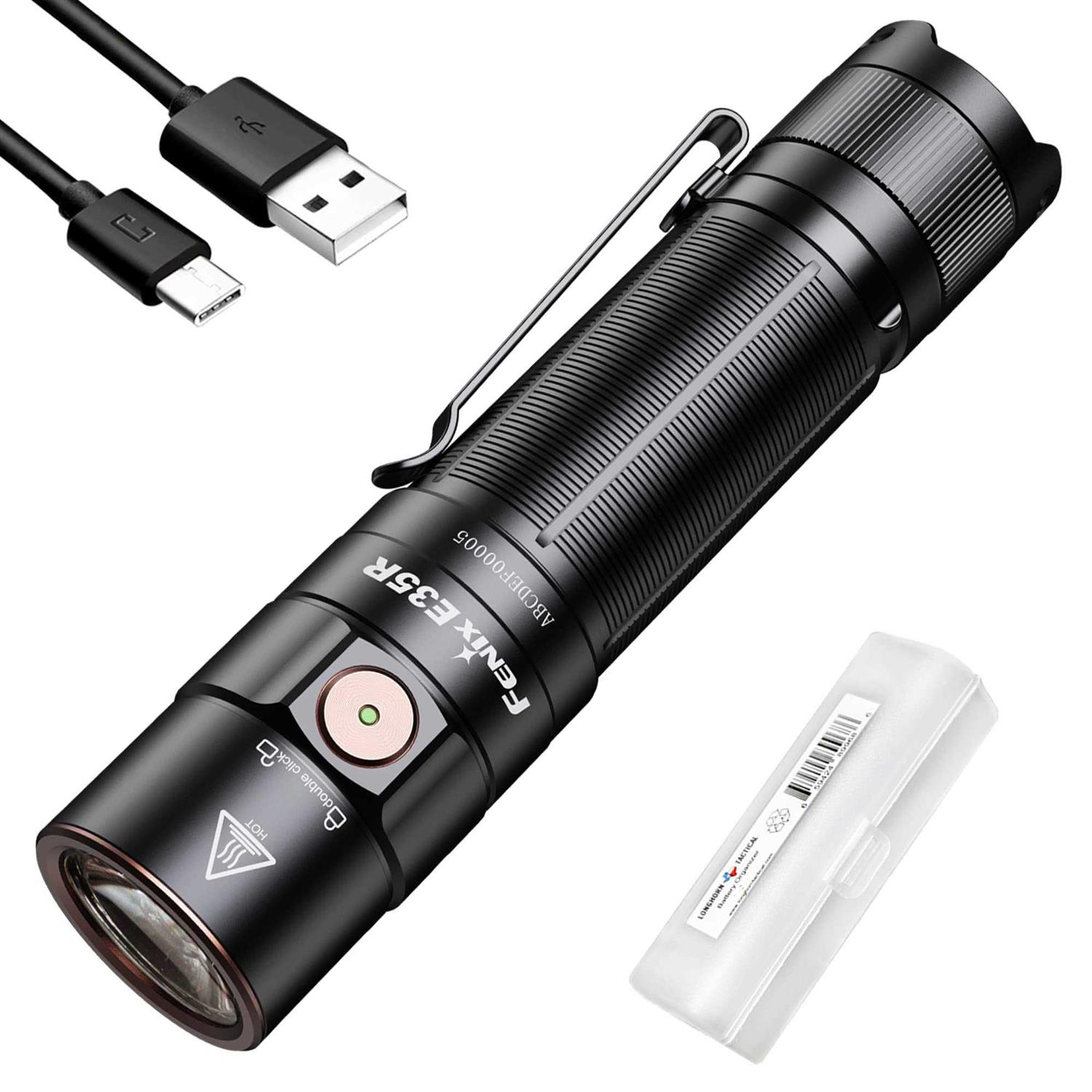 Fenix E35R Rechargeable Flashlight - Zenithce