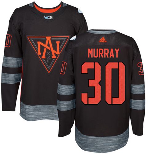 Team North America #30 Matt Murray Black 2016 World Cup Stitched Jersey - Zenithce