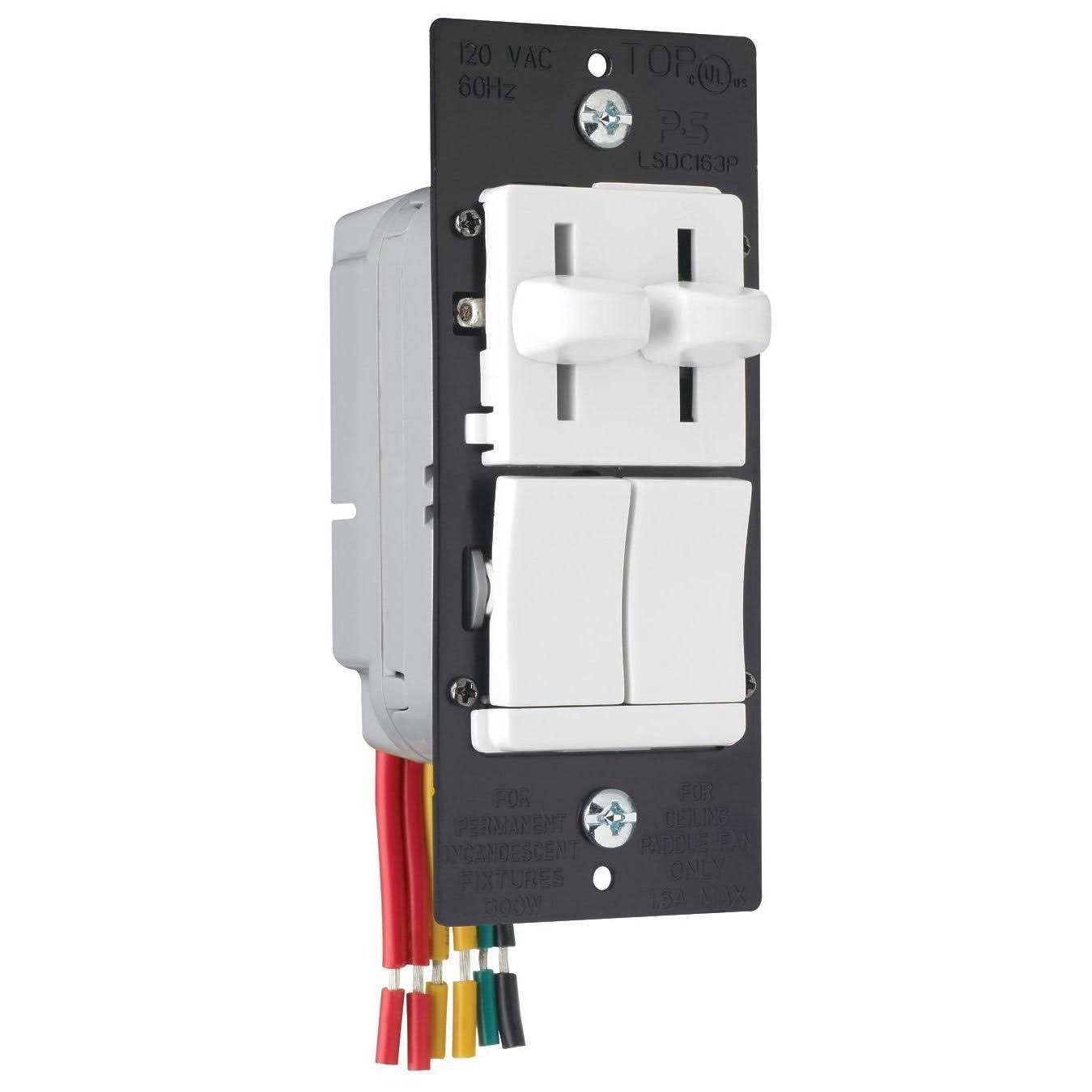 Pass & Seymour Lampholder With Two Outlets 1406ICC10 - Zenithce