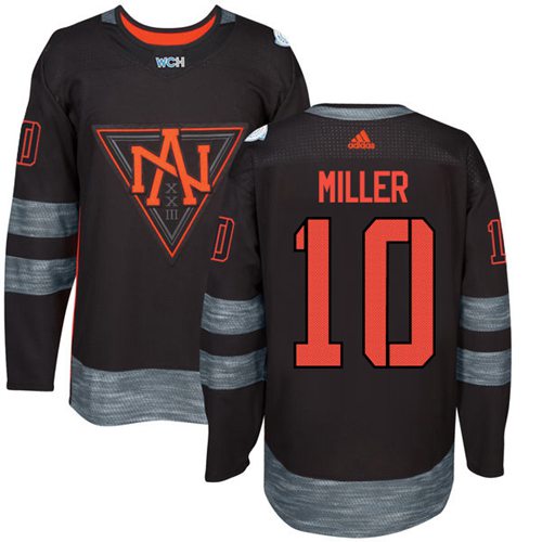 Team North America #10 J. T. Miller Black 2016 World Cup Stitched Jersey - Zenithce