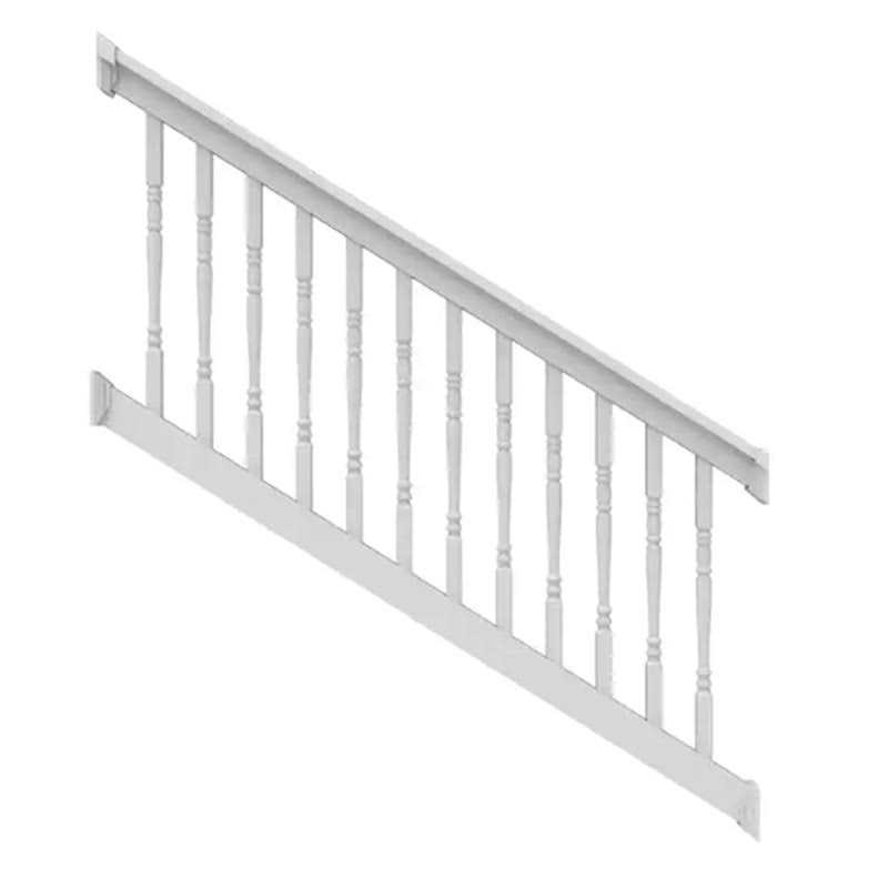 RDI Finyl Line 8 ft. x 36 in. H 28-Degree to 38-Degree Deck Top Stair Rail Kit - Zenithce