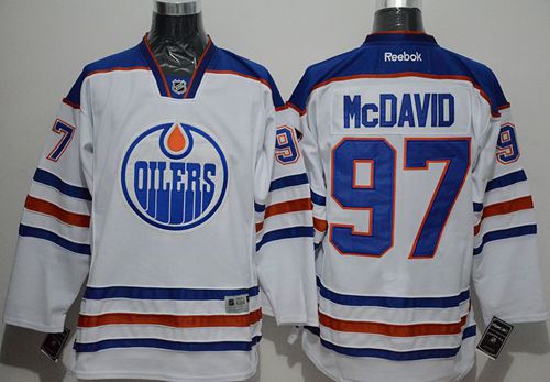 Oilers #97 Connor McDavid White Stitched Jersey - Zenithce
