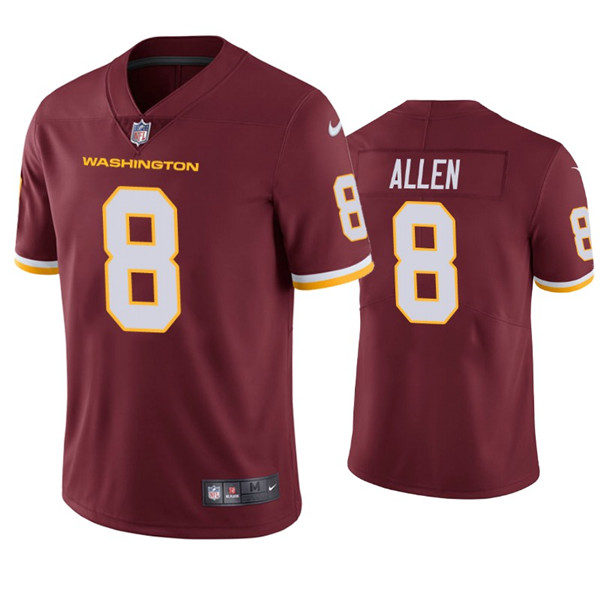 Washington Football Team Red #8 Kyle Allen Red Vapor Untouchable Limited Stitched Jersey - Zenithce
