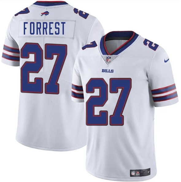 Buffalo Bills #27 Darrick Forrest White 2025 Vapor Untouchable Limited Stitched Jersey - Zenithce