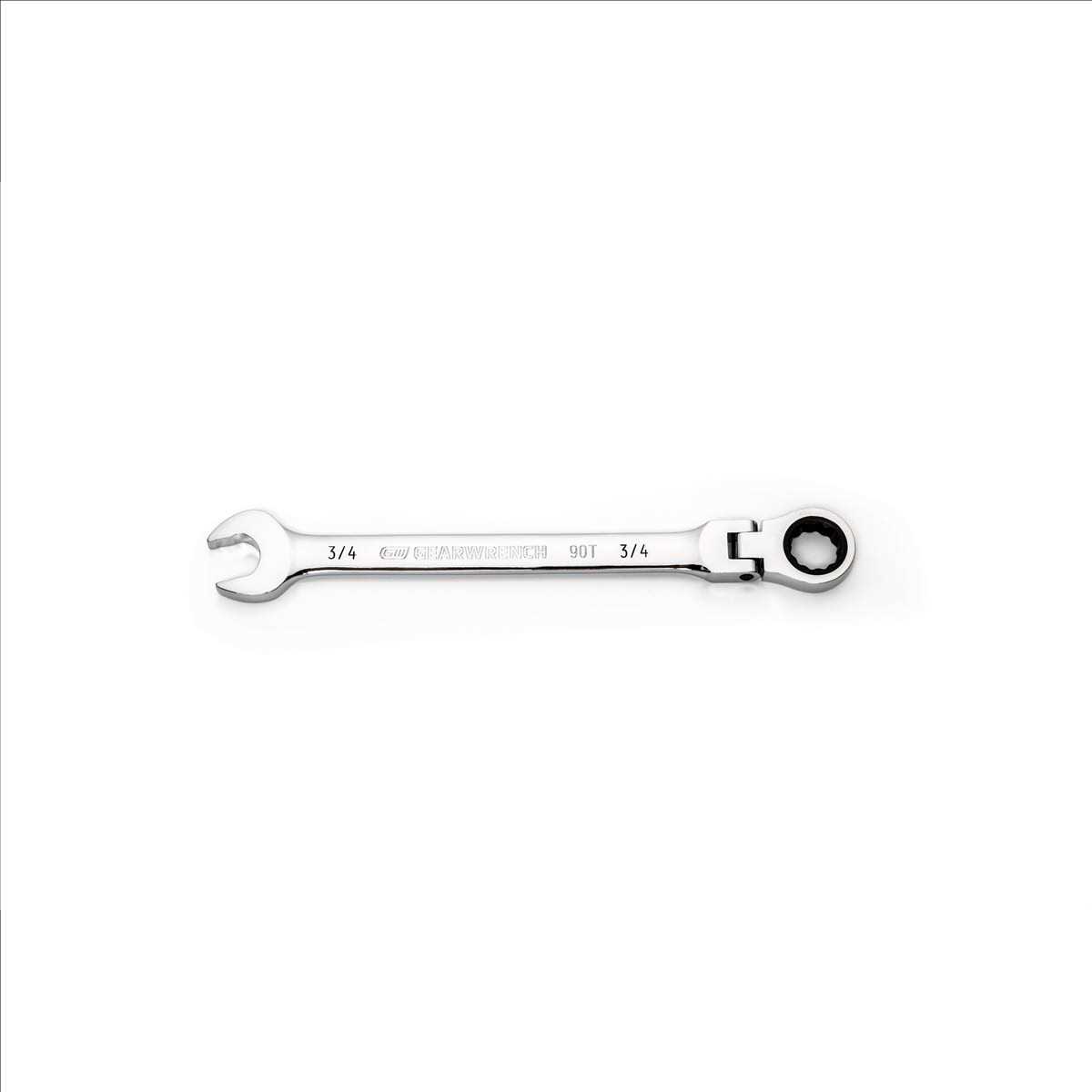 Gearwrench 90T 12 Point Flex Head Ratcheting Combination Wrench - Zenithce