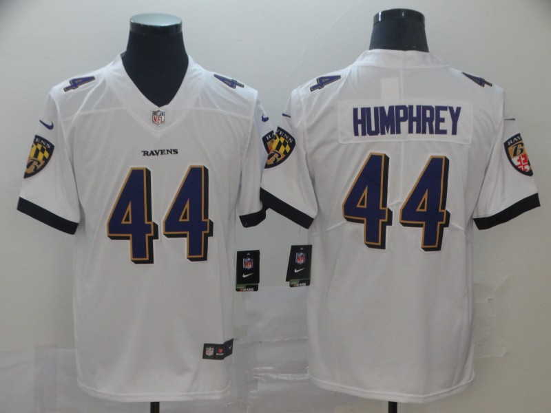 Baltimore Ravens #44 Marlon Humphrey White Vapor Untouchable Limited Jersey - Zenithce