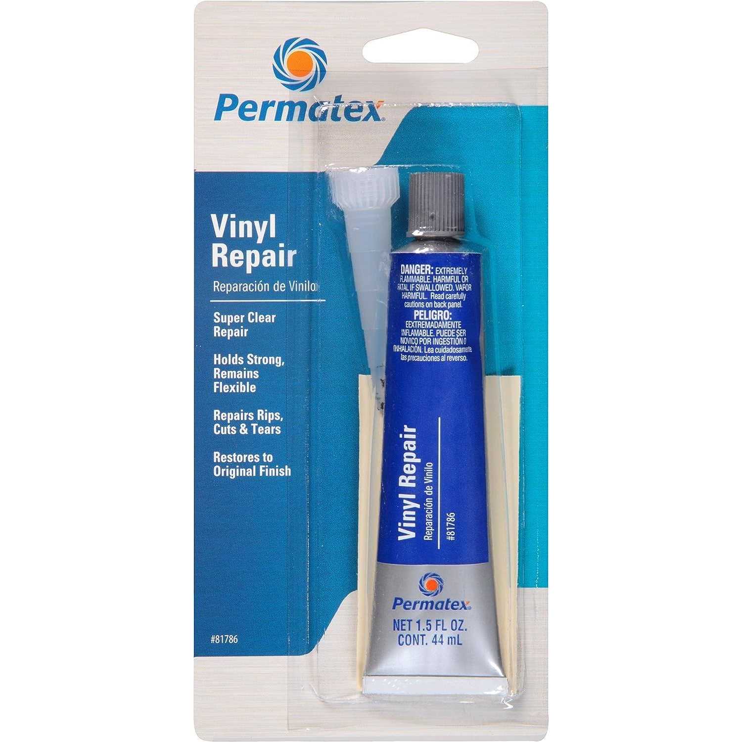 Permatex 81786 Super Clear Vinyl Sealant Repair Kit - Zenithce