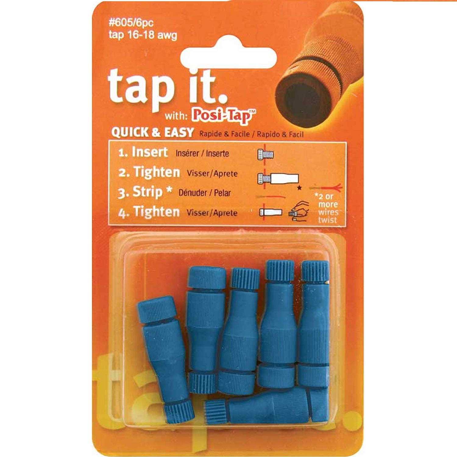 Posi-tap Connectors 20-22 Gauge Wire - Zenithce