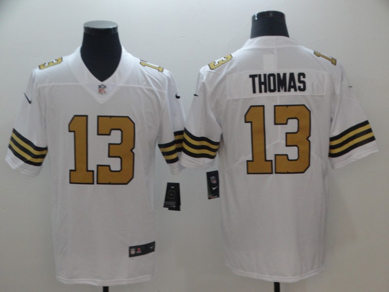 New Orleans Saints #13 Michael Thomas White Rush Limited Stitched Jersey - Zenithce