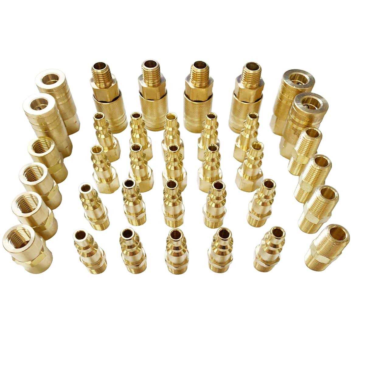 TL TOOLEGIN 3/8 NPT Male x NPT Female Brass Bushing Reducer Adapter Reducing Pipe Fitting 5pcs 1200 PSI - Zenithce