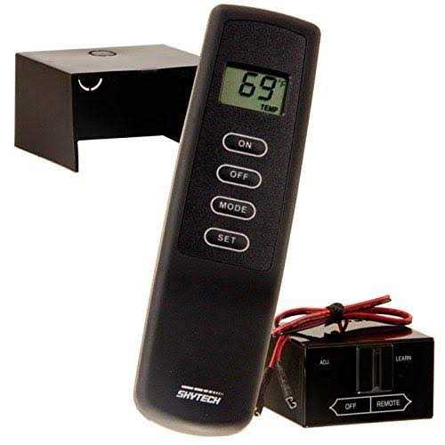 Skytech 9800325 Sky-3301P2 Backlit Programmable Fireplace Remote Control with Thermostat - Zenithce